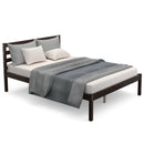 Full Size Bed frame Foundation with Solid Wooden Slat Suppor by DirectDeals