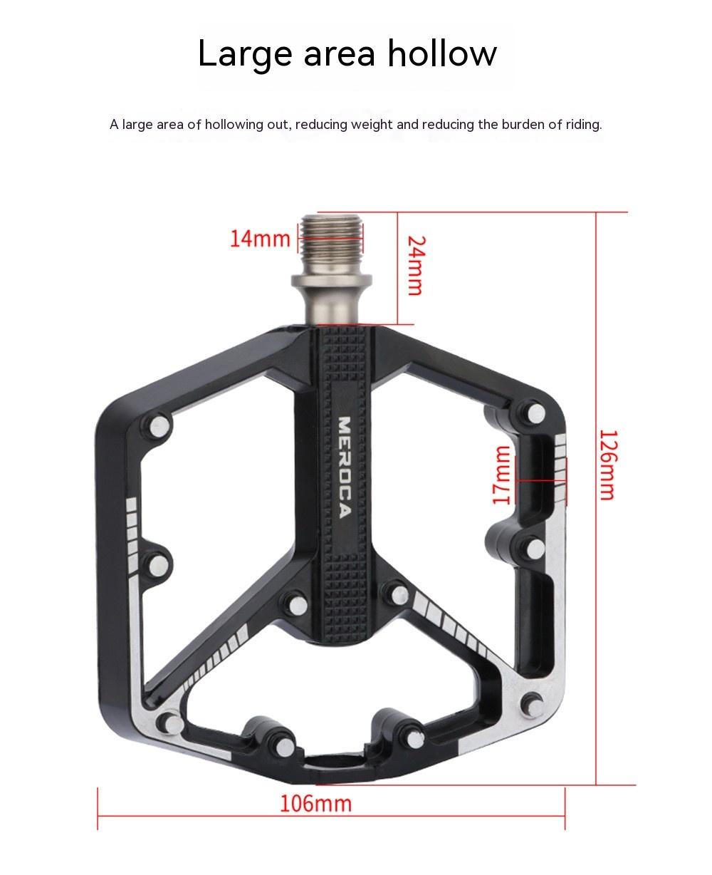 Bicycle Pedal Non-Slip  Bike Pedals Aluminum Alloy Flat Platform Applicable Waterproof Cycling Accessories Bike Pedals Road Bicycle Pedals Cleats Set Clipless Pedals Compatible With Road Bikes, photo 10 of 15