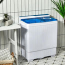 26 Pound Portable Semi-automatic Washing Machine with Built-in Drain Pump by LJGDeals