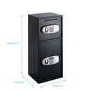 Digital Safe Box with 2 Doors by LJGDeals