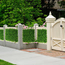 12 Pieces 16 x 24 Inch Artificial Eucalyptus Hedge Plant Privacy Fence Panels by LJGDeals