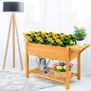 Elevated Planter Box Kit with 8 Grids and Folding Tabletop by LJGDeals