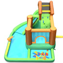 Inflatable Waterslide Bounce House Climbing Wall without Blower by LJGDeals