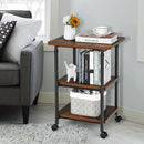 3-tier Adjustable Printer Stand with 360° Swivel Casters by LJGDeals