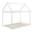 Stable Kids Platform Floor Bed with Roof an by LJGDeals