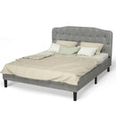 Queen Upholstered Headboard with Adjustable Heights by LJGDeals