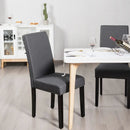 Set of 2 Fabric Upholstered Dining Chairs with Nailhead by LJGDeals