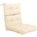 22 x 44 Inch Tufted Outdoor Patio Chair Seating Pad by LJGDeals