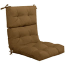 22 x 44 Inch Tufted Outdoor Patio Chair Seating Pad by LJGDeals