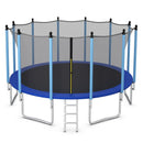 Outdoor Trampoline with Safety Closure Net by LJGDeals
