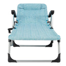 Beach Folding Chaise Lounge Recliner with 7 Adjustable Position by LJGDeals