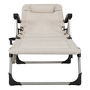 Beach Folding Chaise Lounge Recliner with 7 Adjustable Position by LJGDeals