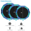 10 Feet Inflatable Splash Padded Water Bouncer Trampoline by LJGDeals