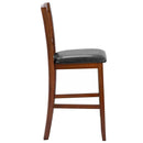 Counter Height Bar Stools 25 Inch - Set of 2 with PU Leather by LJGDeals