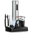 6-in-1 Electric Wine Bottle Opener Set with Foil Cutter by LJGDeals