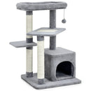 Cat Tree with Perch and Hanging Ball for Indoor Activity Play and Rest by LJGDeals