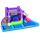 Inflatable Water Slide Park with Splash Pool and 750W Blower by LJGDeals