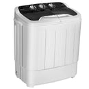 8 lbs Portable Mini Twin Tub Spinner Semi-Automatic Washing Machine by LJGDeals