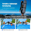 2-in-1 4 Person Instant Pop-up Waterproof Camping Tent-Blue by LJGDeals