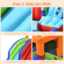 6-in-1 Pirate Ship Waterslide Kid Inflatable Castle with Water Guns and 735W Blower by LJGDeals