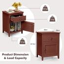 2-Tier Accent Table with Spacious Tabletop by LJGDeals