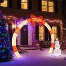 10.4 Feet Christmas Archway with Large Bow and LED Lights by LJGDeals