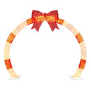 10.4 Feet Christmas Archway with Large Bow and LED Lights by LJGDeals