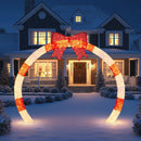 10.4 Feet Christmas Archway with Large Bow and LED Lights by LJGDeals