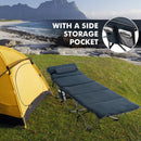 Folding Retractable Travel Camping Cot with Mattress and Carry Bag by LJGDeals