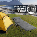 Folding Retractable Travel Camping Cot with Mattress and Carry Bag by LJGDeals