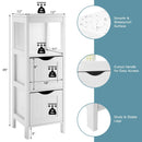 Freestanding Storage Cabinet with 2 Removable Drawers for Bathroom by LJGDeals