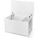 Wooden Cat Litter Box Enclosure with Top Opening Side Table Furniture by LJGDeals