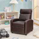 Ergonomic PU Leather Kids Recliner Lounge Sofa for 3-12 Age Group by LJGDeals