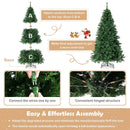 7 Feet Christmas Tree Pre-Lit 3-Minute Quick Shape by LJGDeals