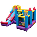 5-in-1 Inflatable Bounce House with 735W Blower and 50 Ocean Balls by LJGDeals
