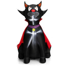 4.7 Feet Halloween Inflatable Vampire Cat with Red Cloak by LJGDeals