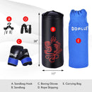 5 Pieces 40Lbs Filled Punching Boxing Set with Jump Rope and Gloves by LJGDeals
