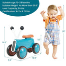 4 Wheels Baby Balance Bike without Pedal-Blue by LJGDeals