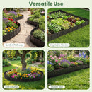 Garden Edging Borders 70-Piece Interlocking No-Dig Set by DirectDeals