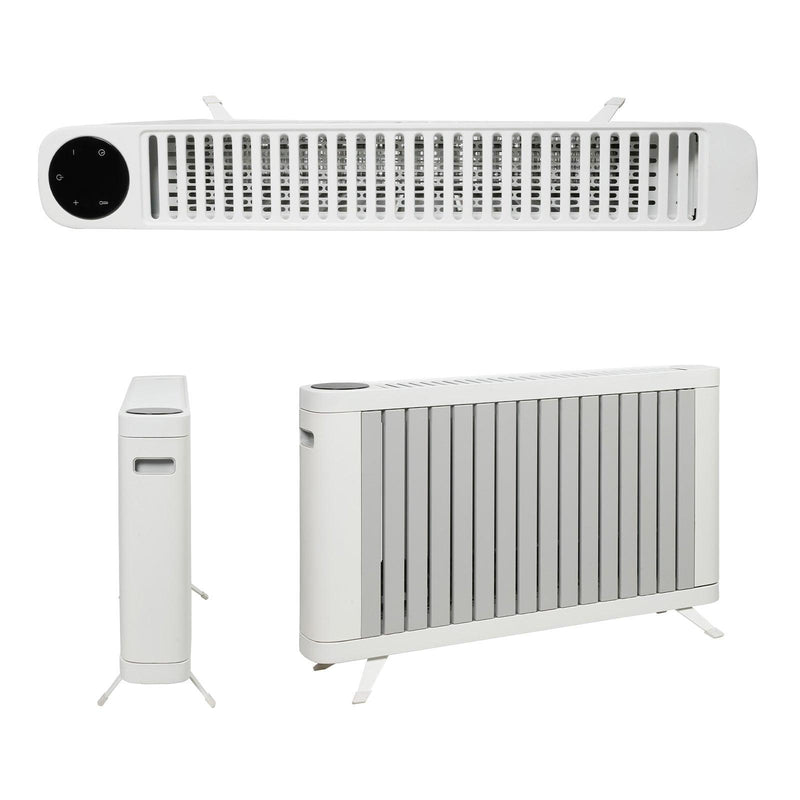 1500W Electric Baseboard Space Heater with Remote Control and LED Display