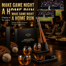 Baseball Themed Whiskey Decanter Set - 20Oz Bat Shaped Decanter