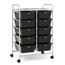 10-Drawer Rolling Storage Cart by LJGDeals
