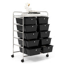 10-Drawer Rolling Storage Cart by LJGDeals