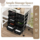 10-Drawer Rolling Storage Cart by LJGDeals