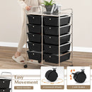 10-Drawer Rolling Storage Cart by LJGDeals