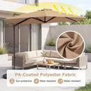 10 FT Cantilever Patio Umbrella with 360° Rotation by LJGDeals