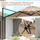 10 FT Cantilever Patio Umbrella with 360° Rotation by DirectDeals