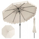 10 FT Patio Umbrella with Push Button Tilt and Crank by LJGDeals