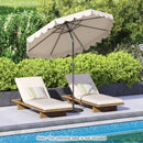 10 FT Patio Umbrella with Push Button Tilt and Crank