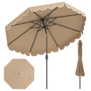 10 FT Patio Umbrella with Push Button Tilt and Crank by LJGDeals